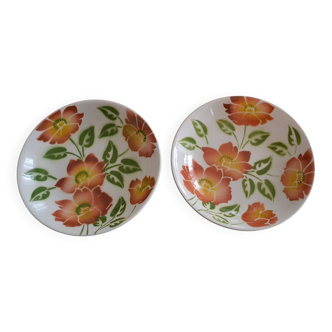 Set of 2 Moulin des Loups plates