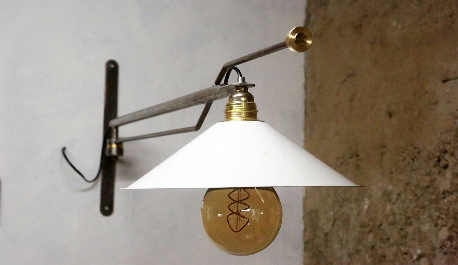 Applique murale articulée vintage loft industriel