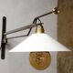 Vintage industrial loft articulated wall light