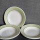 Six assiettes faïence de salins service "iseran" années 50