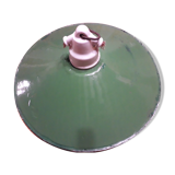 Industrial hanging enamelled green