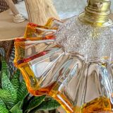 Suspension baladeuse abat-jour en verre Murano vintage – Lumière douce – Personnalisable