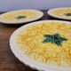 3 Lemon Barbotine plates