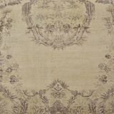 Oushak Floral Handmknotted Carpet SKU 1838