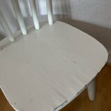 White vintage children's chair