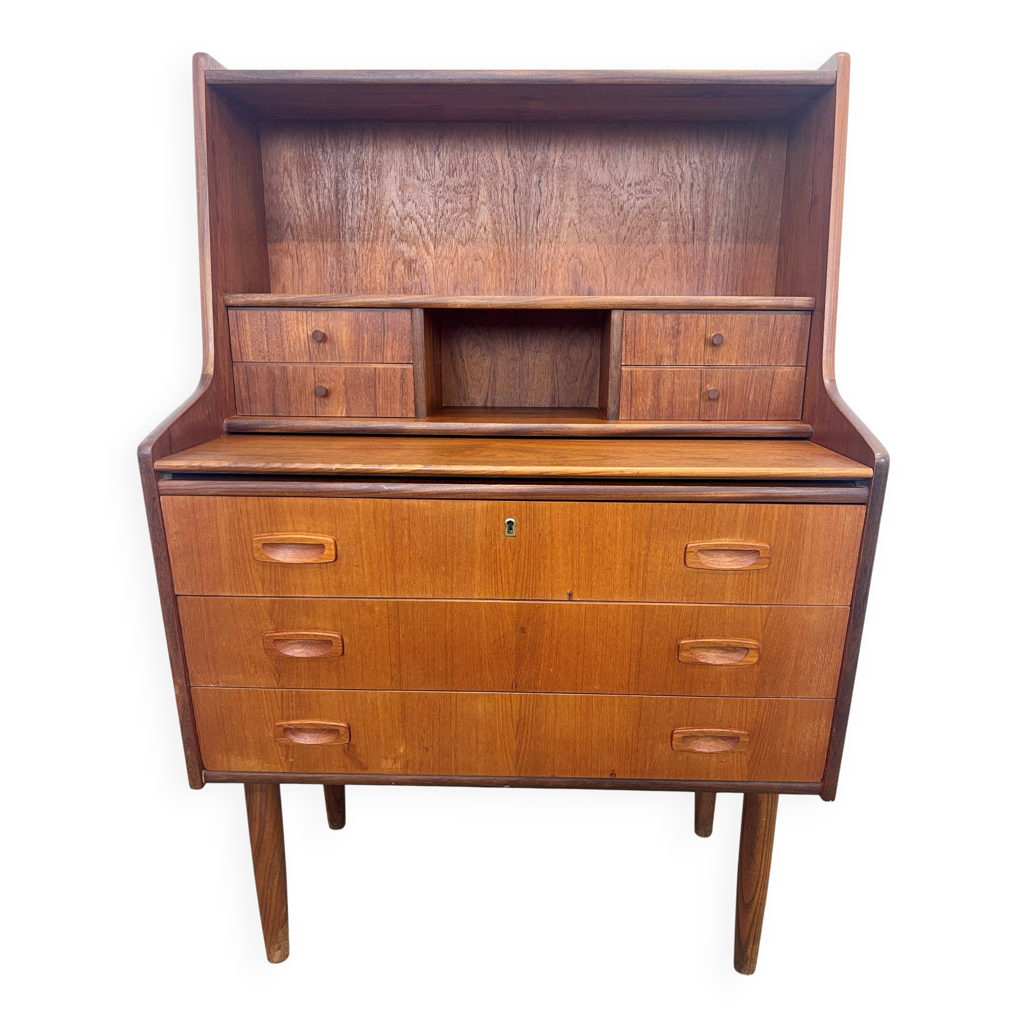 Danish teak secretary from the 60s