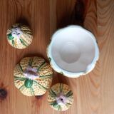 Salière et poivrier en forme de melon