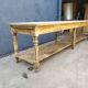 Table de métier drapière sapin décapé 3m
