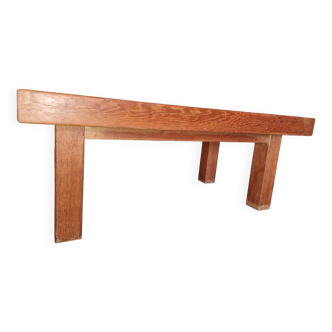 Brutalist coffee table 1960 to 1970 with inclusion of erfoud stone mosaic