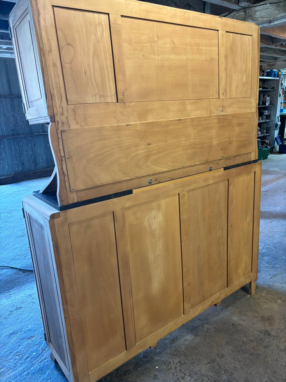 Buffet parisien Art Déco en bois naturel