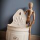 Salt enamelled pot