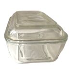 Arcopal cow butter dish