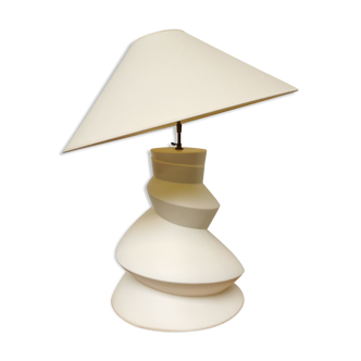 Vintage XXL lamp in ceramic design Jacques Molin Charolles