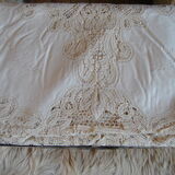 Hand embroidery tablecloth 170x260 + 12 matching towels