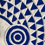 Large blue sun mask (Burkina Faso)