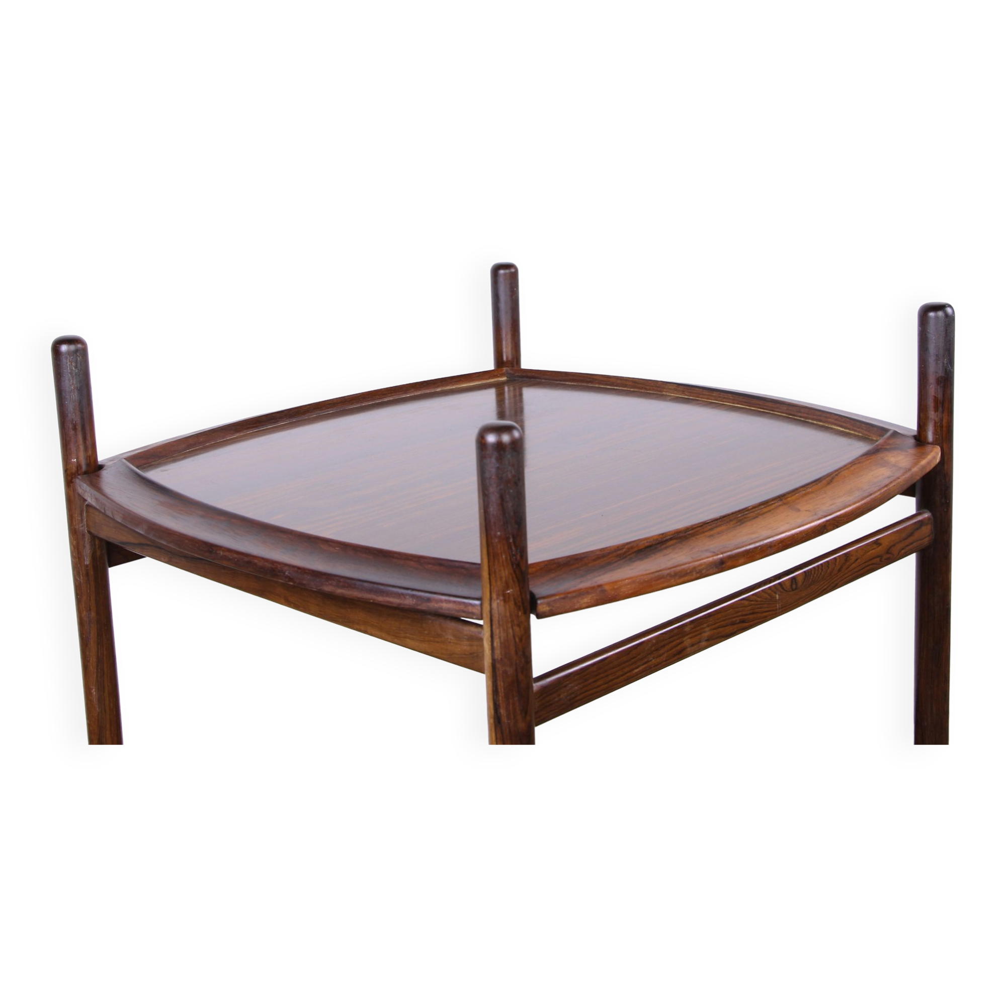 Brazilian service, 2 reversible trays Rosewood and Formica, Cantù Móveis for Interiores.