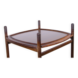 Brazilian service, 2 reversible trays Rosewood and Formica, Cantù Móveis for Interiores.