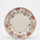 Plat de service ancien Longchamp Pâquerettes terre de fer polychrome XIXe