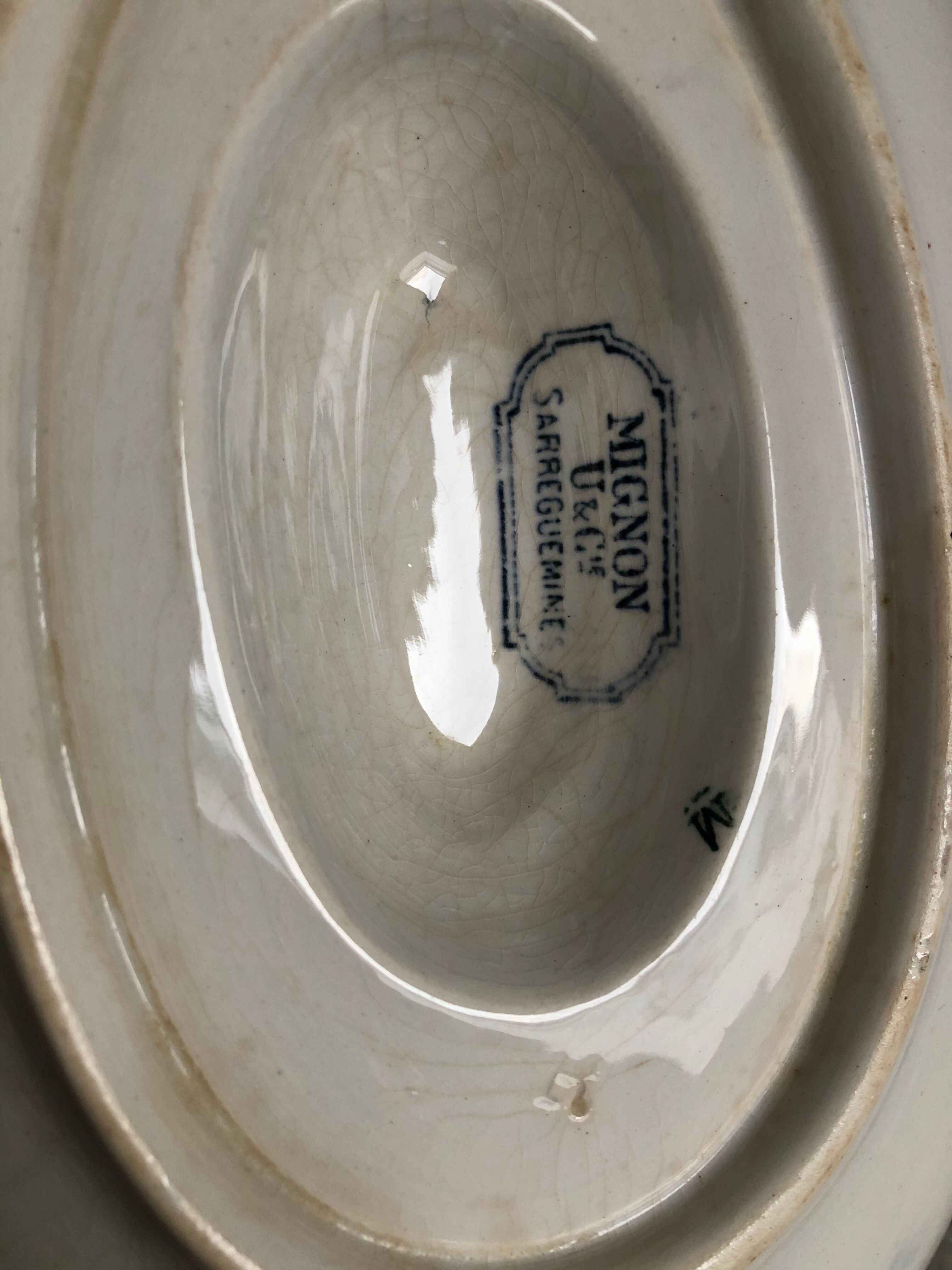 Saucière former model Mignon U-Cie Sarreguemines