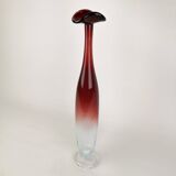 Midcentury display vase by Nils Landberg, Orrefors, circa 1950.