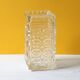 Mid-Century Pressed Glass Vase by Adolf Matura, Czech Repulic / 1970