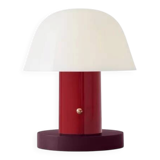 portable USB lamp SETAGO by Jaime Hayon for &Tradition, Red/Burgundy