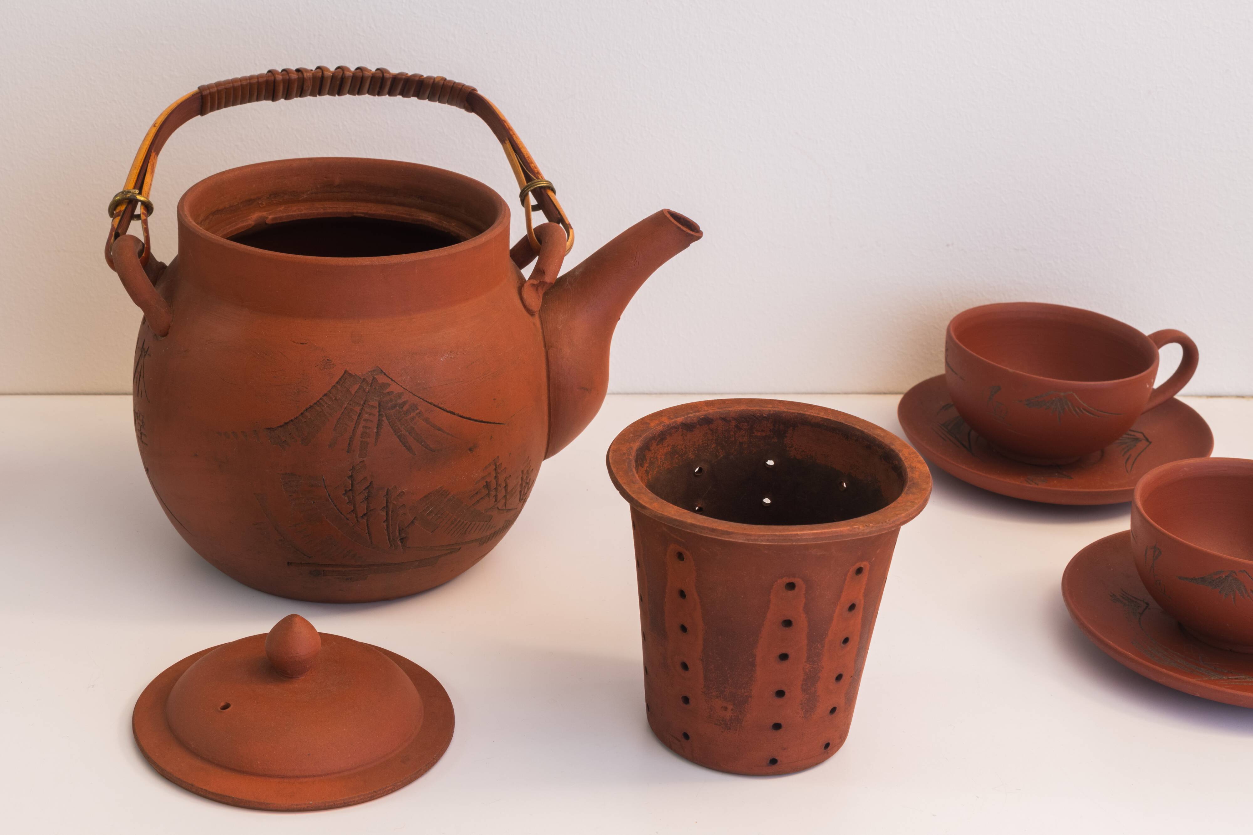 Tokoname Tea Set Japan 1960s