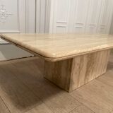 Table basse en travertin, 1970