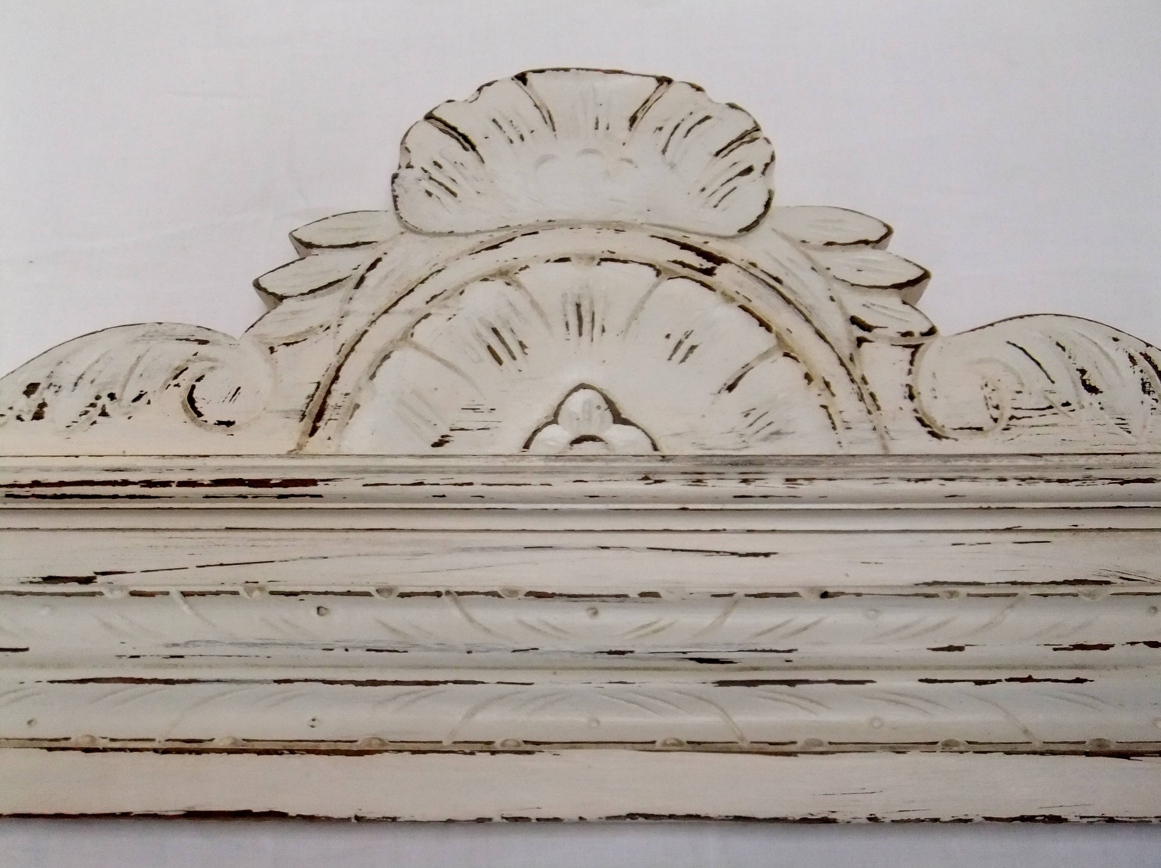 Art Nouveau pediment wood furniture patina furniture ornament