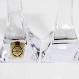 Pair of Nachtmann crystal candlesticks