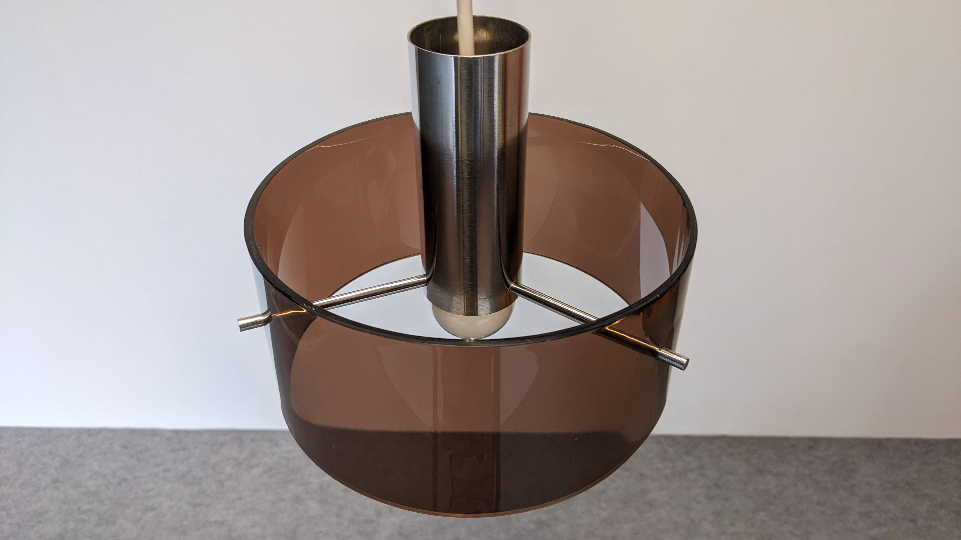 Suspension Space age in plexiglass by Philippe Rogier for Oxar, France 1970