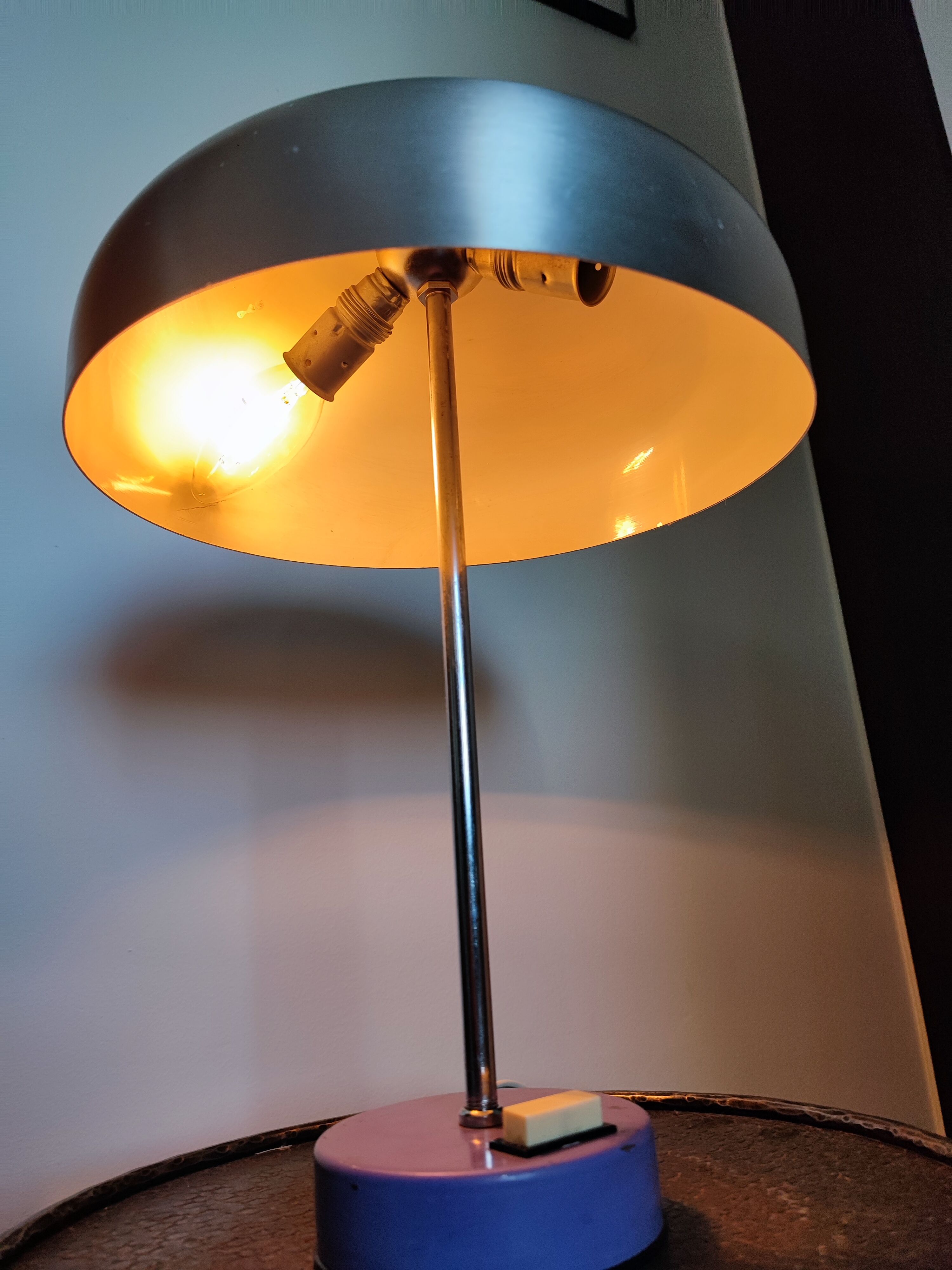 Lampe champignon en aluminium