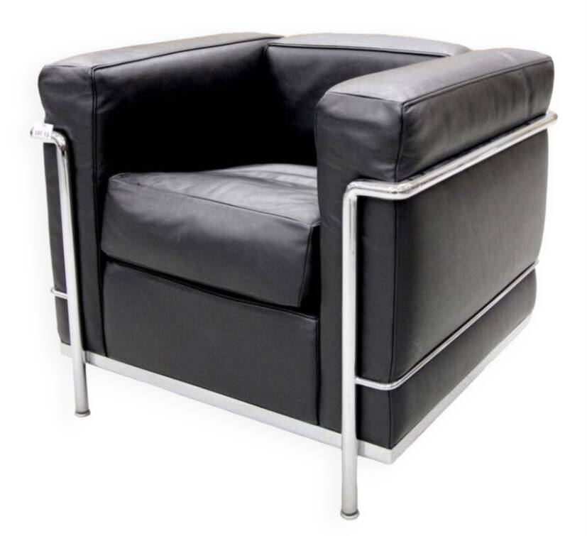 Lecorbusier LC2 leather armchair