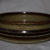 Ceramic bowl by Olle Alberius Rostrand Scandinavian bamboo 1960