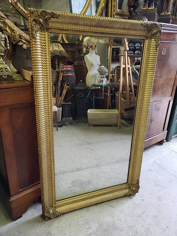 Antique gilt mirror from the early 19th century n°41