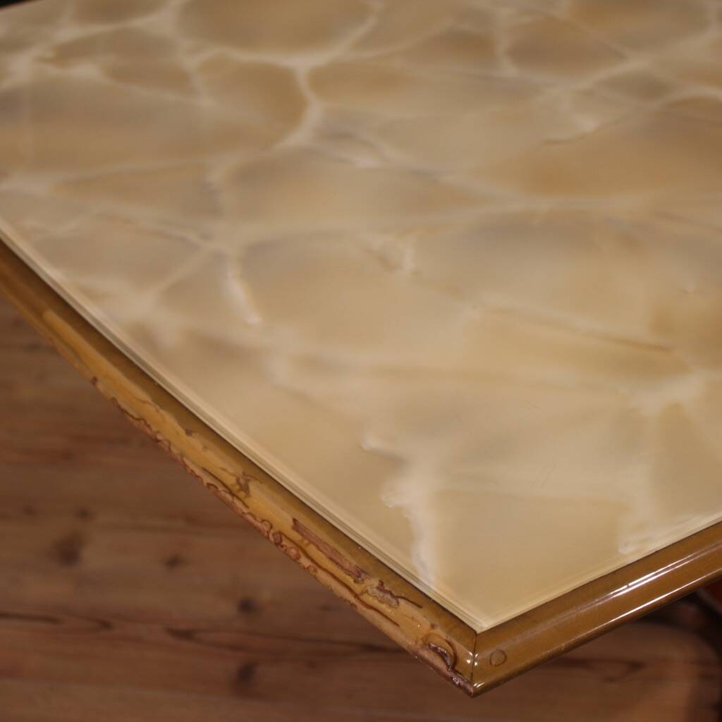 Great dining table production Fratelli Rigamonti Desio, Milan, 1940s