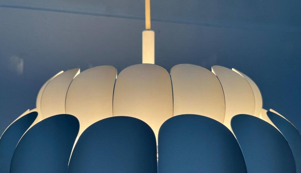 White metal suspension from the mid-century by H. Zender for Temde, 1960s.