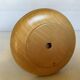 Carved wooden candlestick