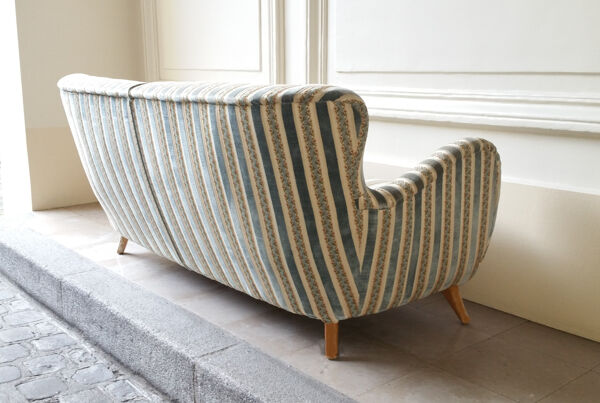 Canapé sofa années 50 60 Organic sculptural