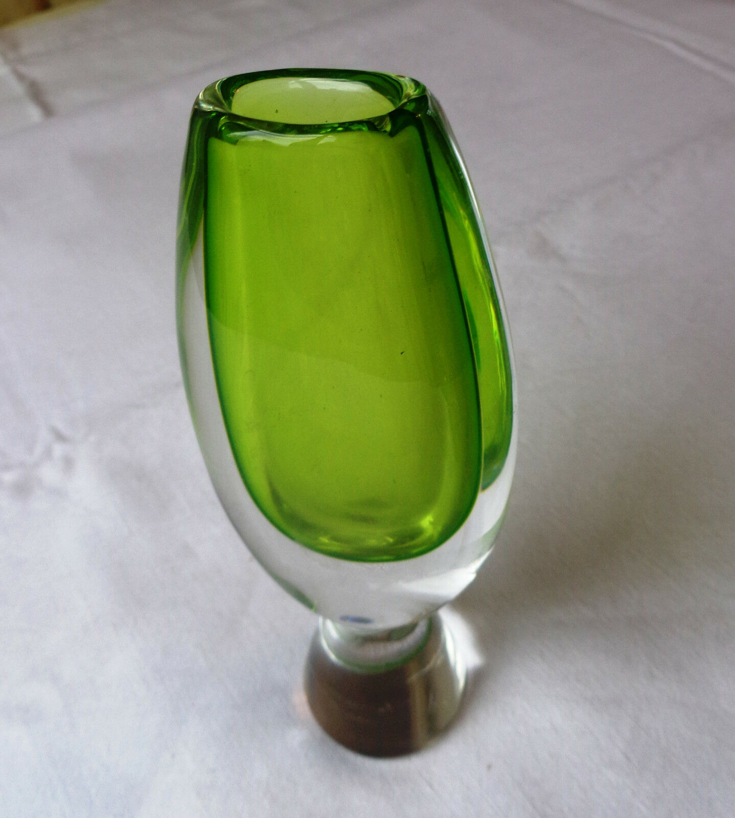 Kosta boda glass vase signed