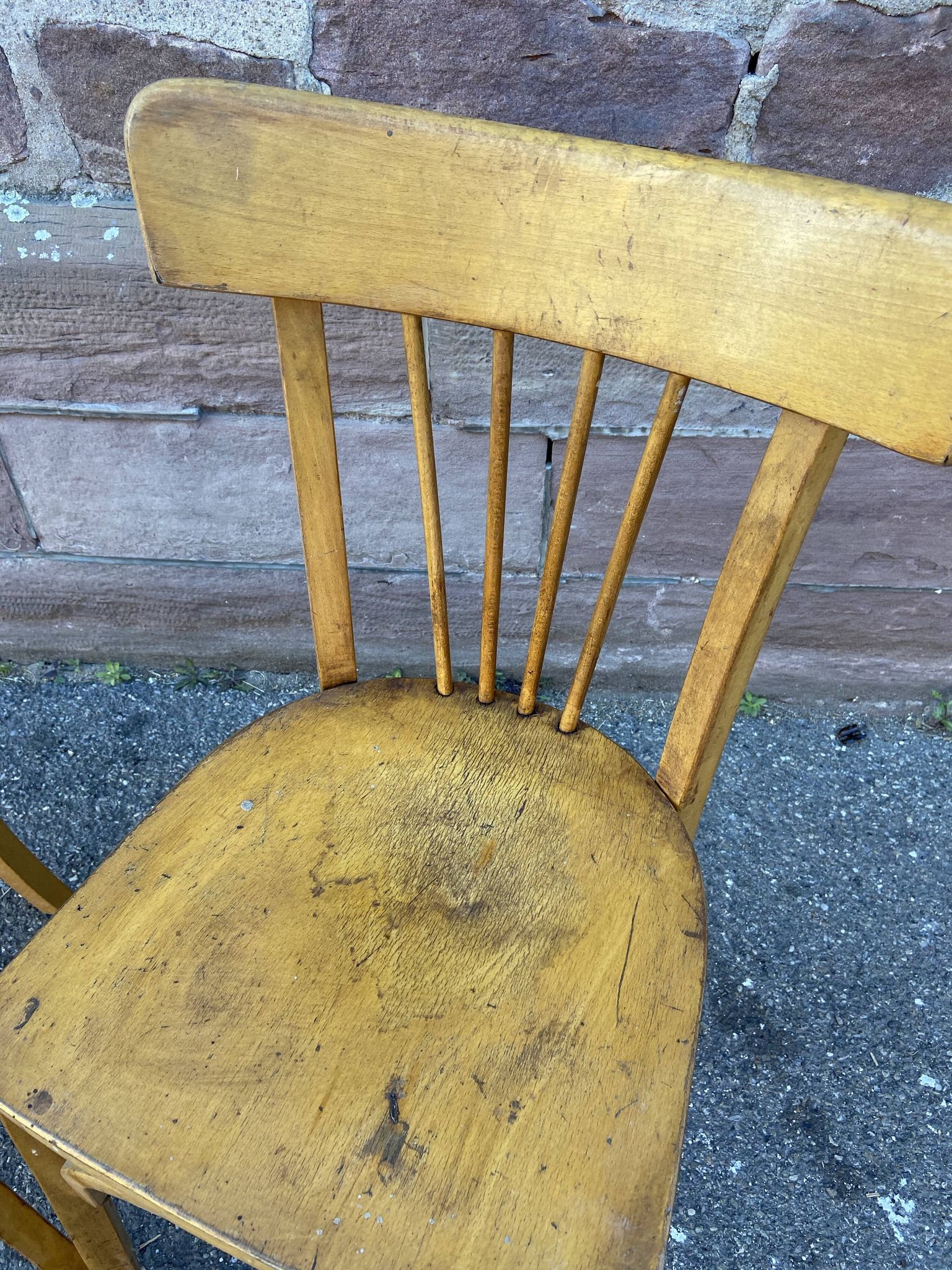 Pair of bistro chairs