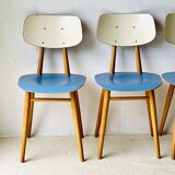 Chaises de salle à manger vintage de Ton, 1960'