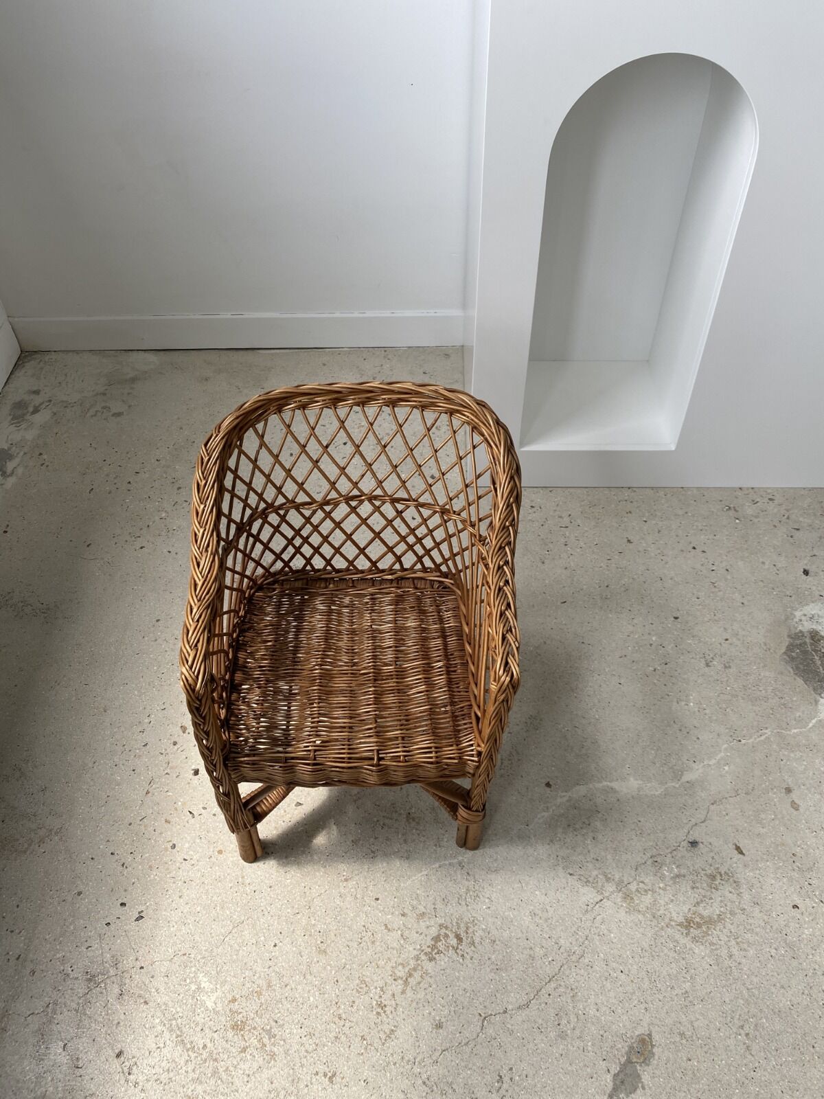 Rattan children's chair