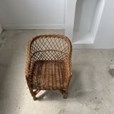 Rattan children's chair
