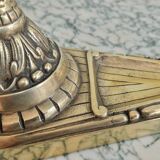 Art Deco style lamp in gilded bronze