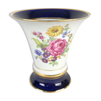Porcelain Hand Painted Vase by Royal Dux, 1960's