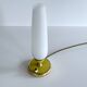 Vintage Lamp 50s Glass, Brass Glass, Yellow