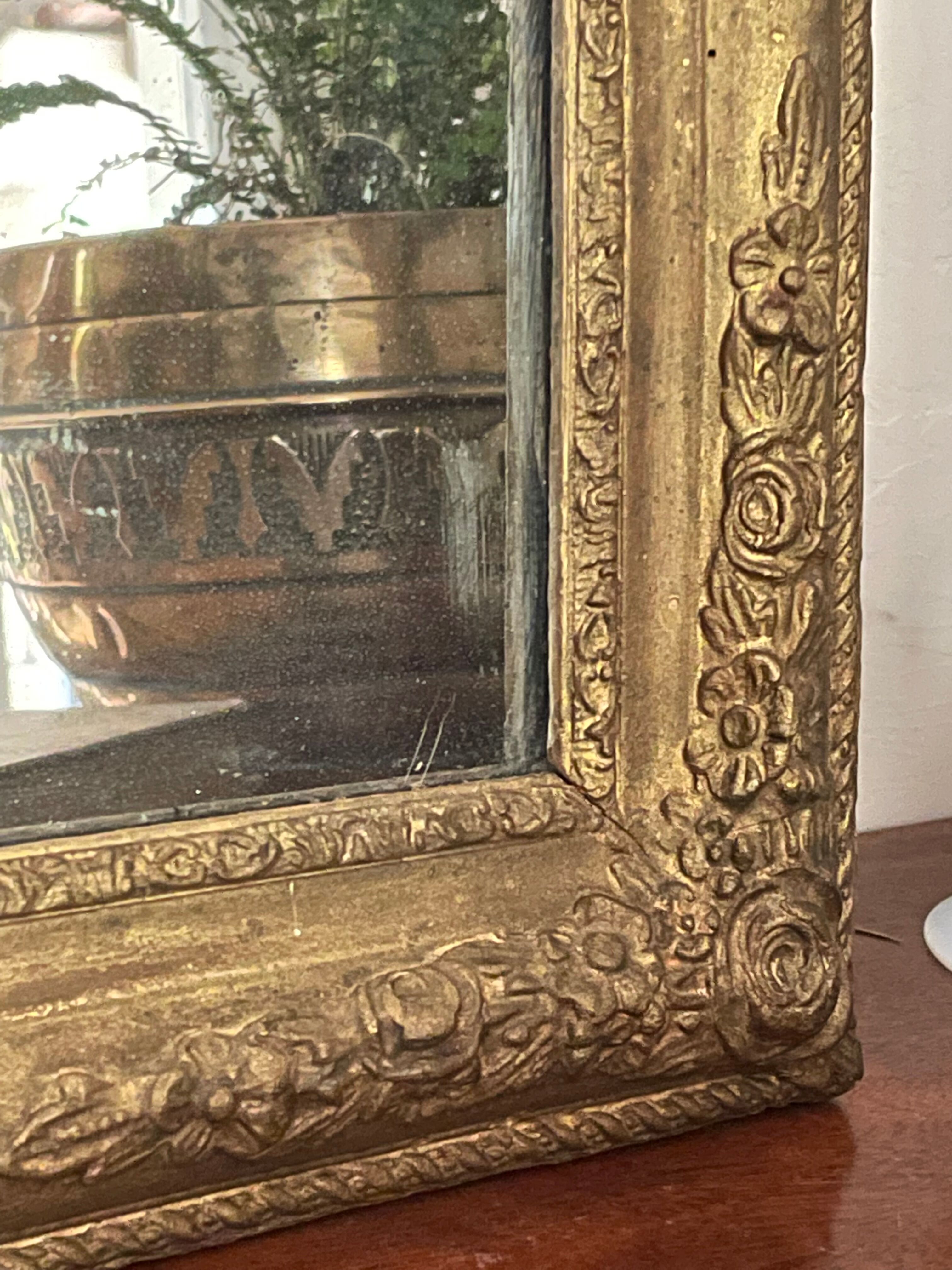 Miroir au mercure XIXème