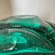 Murano bubble ashtray / pocket emptier in mint green