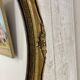 Antique oval mirror